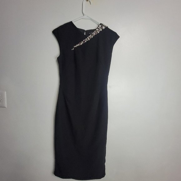 LONDON BRAND DRESS COMPANY, SIZE 4, BLACK COLOR WITH LABEL, SUPER CUTE - Picture 2 of 7